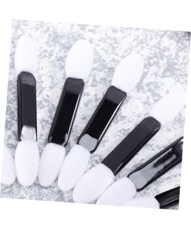 100PCS Travel Makeup Brush Set - Dual Head Eyeshadow & Lipstick Applicators - Miss Pointy M White - Buy Online on GoSupps.com