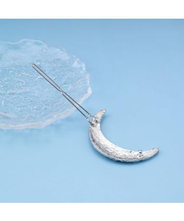 Wendalern Crystal Moon Hair Pins Rhinestone Wedding Hair Clips Vintage Moon Hair Pins Hair Clip Silver Crystal Hair Clips Hair Clip Decorative Hair Accessories for Women and Girls - Buy Online on GoSupps.com