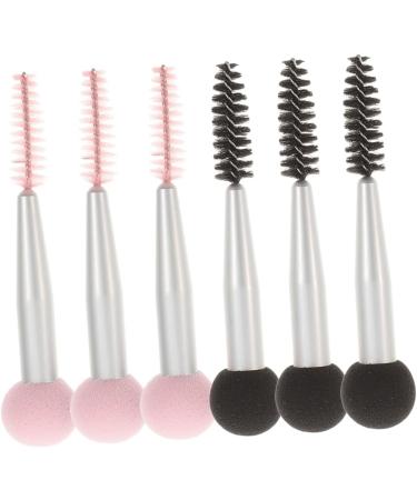 Baluue 12 Pcs Sponge Makeup Brush Makeup Sponge Eyebrow Sponge Brush Make up Sponge Mascara Aluminum Tube - Buy Online on GoSupps.com