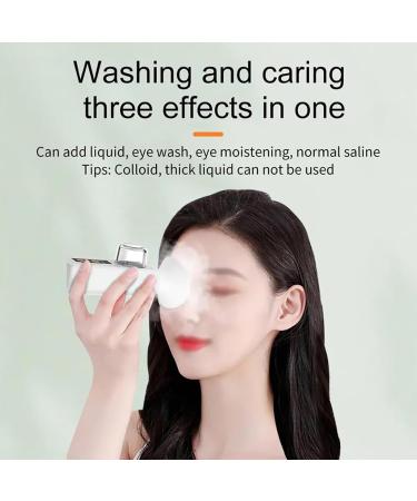 Eyes Spa Mist Sprayer Handy Nano Eye Mister 3 Gear Modes and Temp Adjustable Face/Eyes Dual Uses and Nano Atomization Technology USB Chargeable for Dry Eyes Moisturizing Hydration - Buy Online on GoSupps.com