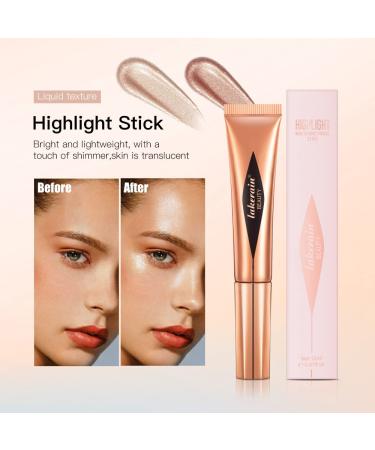 Cream Contour Beauty Wand | Highlighter Blush & Bronzer - Silky Liquid Makeup Stick (Color 04) - 1 Piece - Buy Online on GoSupps.com