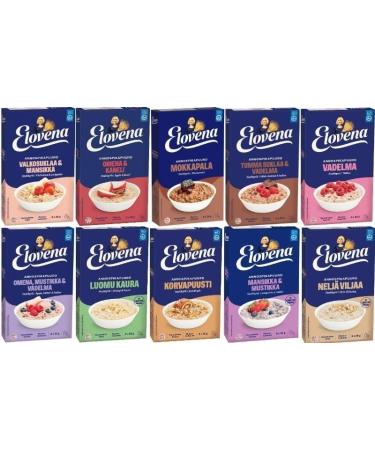 Coffret de Porridge Elovena (lot de 10) 210-240g Choisissez 10 paquets parmi 20 saveurs dans la Bo te S p s p SOPOSOPO