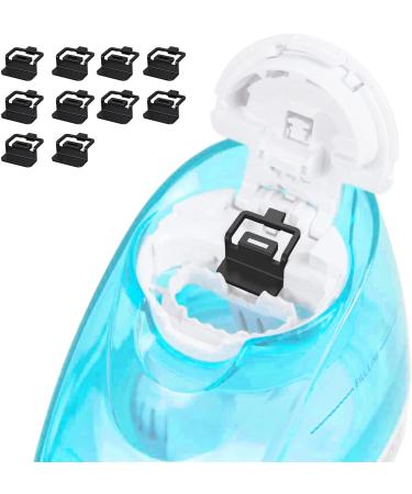 Silicone Salt Pods Refills Accessories for Navage Nasal Care - Save Saltpods for Easy Operation - 10 Packs (Black)