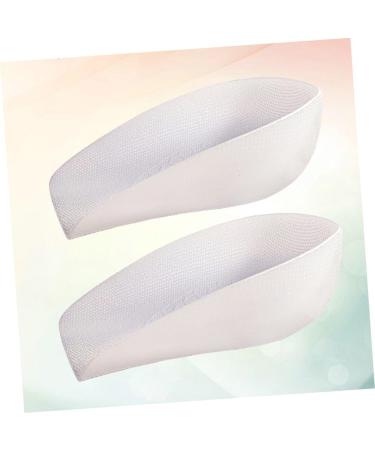 Translucent Heightening Insoles for Men & Women | Comfort Heel Cup Inserts & Shoe Pads | Clear Height Increase | 11x3.5cm - Buy Online on GoSupps.com