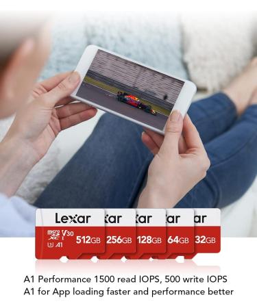 Lexar 32GB Micro SD Card 2 Pack - High Speed TF Card with Adapter - 100MB/s, UHS-I, Class 10, V10, A1 - Buy Online on GoSupps.com