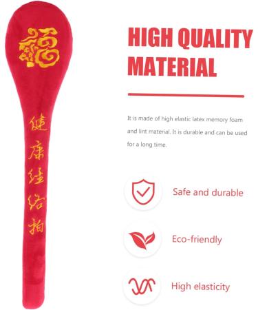 Iwowhero Meridian Shot Tool - Shoulder & Back Massager | Acupuncture Massage Hammer for Body Care | Fitness & Relaxation in Flanell Red - Buy Online on GoSupps.com