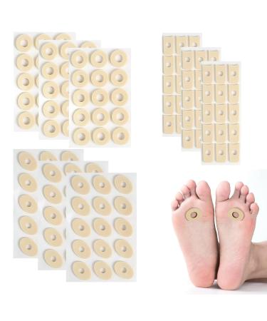 90 Pcs Corn Plasters for Bottom of Feet Corn Pads for Feet Waterproof Anti-Slip Bunion Plasters Toe Foot Protectors Anti Corn Removal Friction Footcare Treatment Cushions Caps Reduce Heel Pain