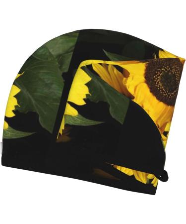 Hair Towel Wrap - Quick Drying Towel Turban with Button | Japanese Cherry Blossom Design - Buy Online on GoSupps.com