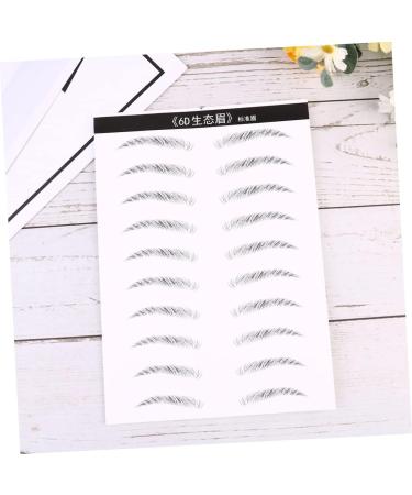 FRCOLOR 4 Sheets Pairs Makeup Stickers Makeup Eyes Brown Natural Simple Cosmetic 4d Disposable The Lazy - Buy Online on GoSupps.com
