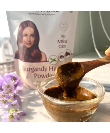 Miniature Burgundy Henna Powder - Natural Hair Color 227g (8oz) Preservative-Free International Shipping - Buy Online on GoSupps.com