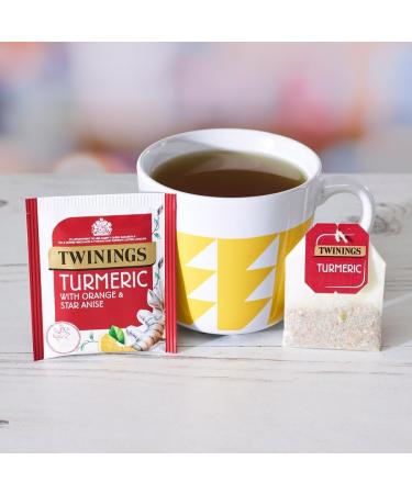 Turmeric with Orange & Star Anise Twining Envelopes Individually Wrapped x 80 - Buy Online on GoSupps.com