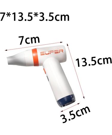 Menolana Travel Hair Dryer Cordless Compact USB Rechargeable Fast Drying 3 Levels Wind Speed Adjustment for Art Painting Gift Home - Buy Online on GoSupps.com