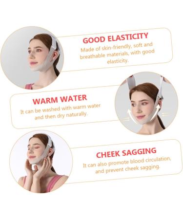 FOMIYES 1pc Thin Belt Strap Beauty Double Chin Strap Beauty Facial Beauty Supply V Woman Silica Gel Major Lifting Belt - Buy Online on GoSupps.com
