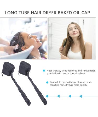 Healeved 2pcs Dry Hair Cap Portable Hats Deep Conditioning Cap Steamer Caps Thermal Hats - Buy Online on GoSupps.com