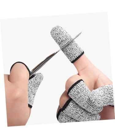FOMIYES Anti-Cut Finger Cots - 10 Pairs Reusable Finger Protectors for Carving & Safety - Buy Online on GoSupps.com