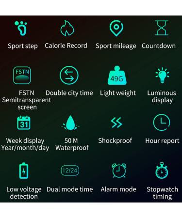 Findtime Men's Digital Pedometer Watch | 5ATM Waterproof Sports Stopwatch with Countdown Alarm | Green Military Tactical Design - Buy Online on GoSupps.com