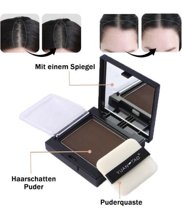  EONFAVE volume powder for hair dark brown hair replenishment light hair powder to mask roots waterproof dark brown - Buy Online on GoSupps.com