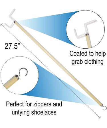 Rehabilitation Advantage Premium Hip/Knee Replacement Kit - 7 Piece Set with 26'' Reacher - Buy Online on GoSupps.com