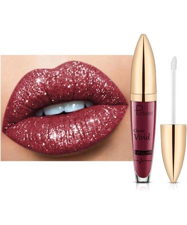  Mzshne Extreme shine crystal lip gloss. Vegan and cruelty-free formula. Popular beauty makeup lipstick. - Buy Online on GoSupps.com