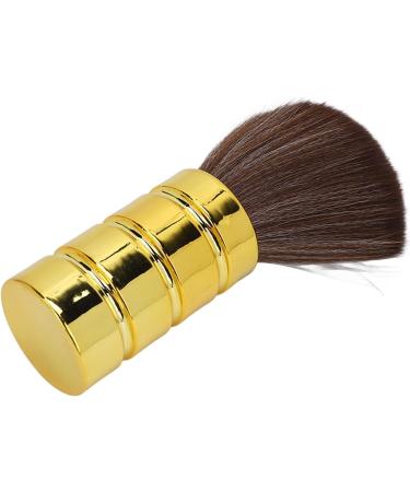 Qukaim Neck Duster Barber Neck Duster Brush Professional Neck Cleaning Brush Soft Gentle Electroplating Gold - Buy Online on GoSupps.com