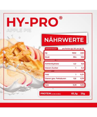 All Stars HY-PRO Protein Shake 500g - Delicious Apple Pie Flavor for International Shipping - Buy Online on GoSupps.com