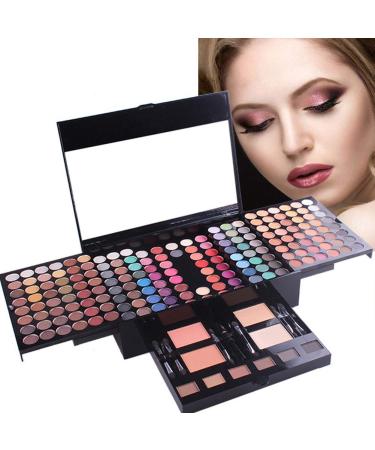 PhantomSky 180 Colors Eyeshadow Palette Makeup Kit with Eyebrow Powder Powder and Blush - Perfect for Professional and Daily - Buy Online on GoSupps.com