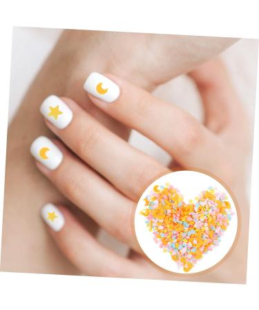 Ipetboom 1 Nail Art Polymer Clay Glitter Polymer Slices for Makeup Moon Decorations Nail Embellishments Nail Decorations Clay Sprinkles Fruit Nail Stickers Star Nail Polish Accessories - Buy Online on GoSupps.com