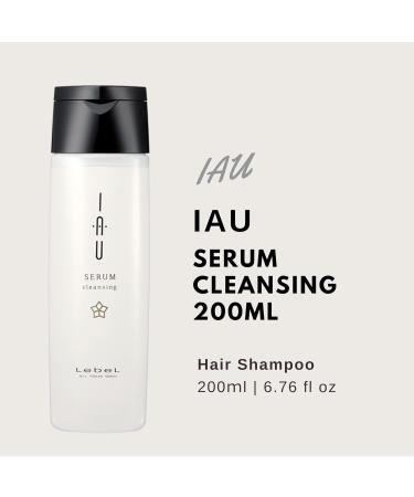 Lebel IAU Serum Cleansing Hair Shampoo & Hair Mask Set - 200ml Shampoo + 170g Green Tea Mask for Soft Healthy Hair - Buy Online on GoSupps.com