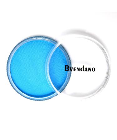 BVENDANO 30g Aqua Blue Face Paint Cake - Professional Water Based Makeup for Adults, Kids, SFX - Buy Online on GoSupps.com
