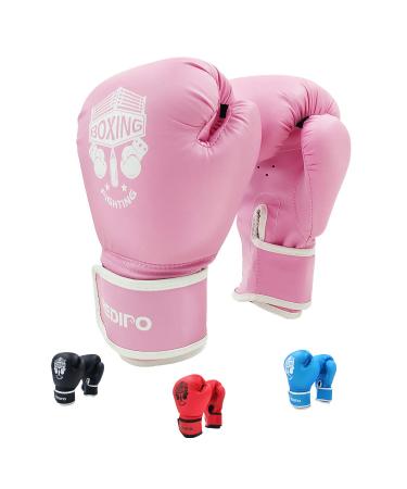 Redipo Kids Boxing Gloves, Sponge Foam Training Sparring Gloves Thai Kick Boxing for Kid and Youth, Suitable for Boys and Girls Age 3 to 12 Years pink 6oz