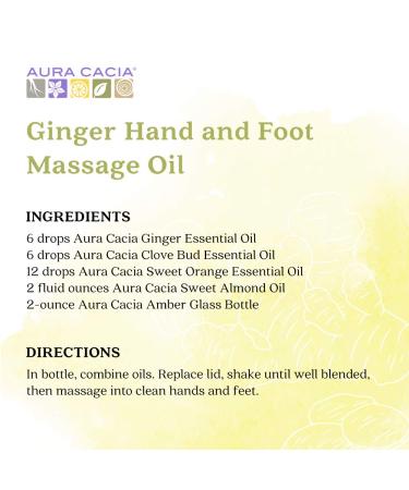 Aura Cacia Ginger Essential Oil - GC/MS Tested Purity | 15ml | Premium Quality International Shipping - Buy Online on GoSupps.com