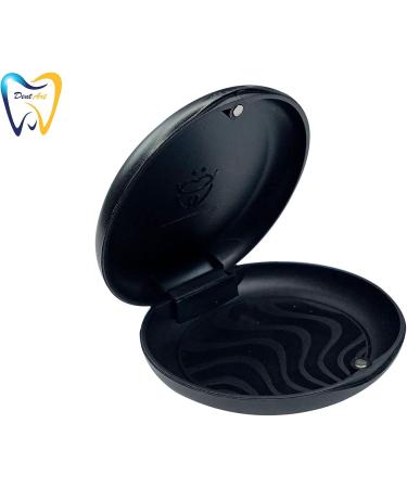 Dent Art Slim Aligner Case Dental Orthodontic Retainer Braces Storage Organizer Box (Multi Colours) (Pack of 1 Black) Pack of 1 Black - Buy Online on GoSupps.com