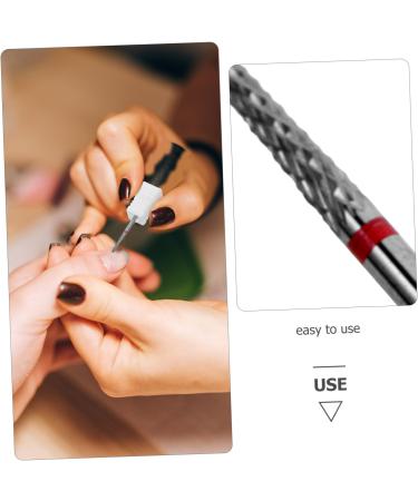 FRCOLOR Grinding Tool Nail Art Tools Women Manicure Supplies Nail Art Polishing Tools Metal Nail Drill Bit Nails Drill Bits Nail Bit Double Head Manicure Tools Tungsten Steel Women's 4.30X0.20X0.20CM As Shown 1 - Buy Online on GoSupps.com