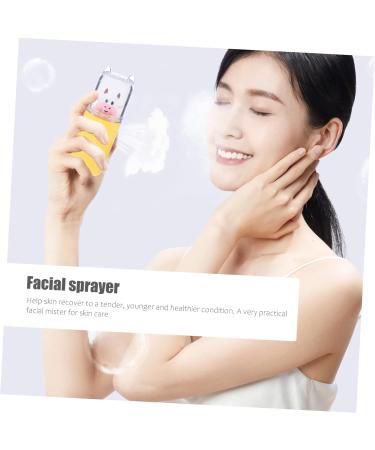 FOMIYES Moisturizer Mini Humidifier Mist Facial Steamer Pocket Size Humidifier Travel Sprayer Carry 3.8x3.8x10.8cm Yellow - Buy Online on GoSupps.com