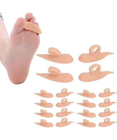 10 Pairs Transparent Gel Toe Separators for Hammer Toe & Hallux Valgus Correction - Colour Options Available - Buy Online on GoSupps.com