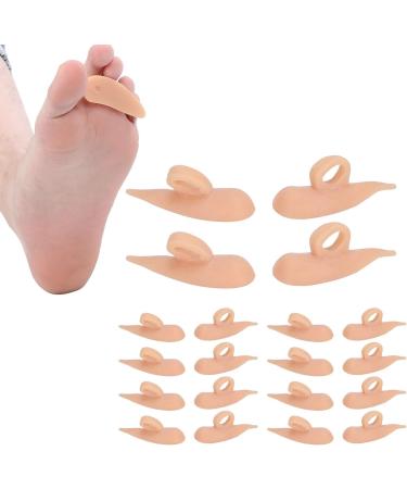 10 Pairs Gel Toe Separators for Hammer Toe & Hallux Valgus | Transparent Overlapping Toe Pads - Comfort & Correction - Buy Online on GoSupps.com