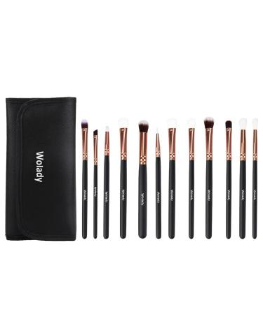 Eye make -up brush set 12 pieces of eye brush eyeshadow brush cosmetic brushes lip brush eyebrow brush Rouge blending contour brush (white)