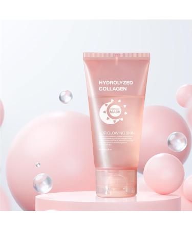 Collagen Overnight Wrapping Peel Off Facial Mask | Anti-Wrinkle & Hydration for Radiant Skin | Elasticity & Sagging Reduction - 1pc - Buy Online on GoSupps.com