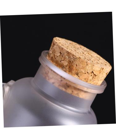 Mipcase Cork Nuts Container Empty Bath Salt with Cork Bottle Empty Salts Wooden Food medium As Shown - Buy Online on GoSupps.com