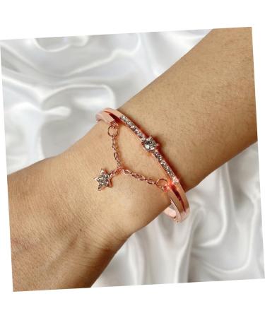  Beaupretty Beaupretty Unique Rose-Shaped Alloy Bracelet for Women Star-Shaped Hand Jewelry - Buy Online on GoSupps.com