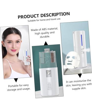 DRESSOOS 1pc Hydrating Instrument Steamer for Facial Handy Nano Facial Mister Air Humidifier Abs White - Buy Online on GoSupps.com