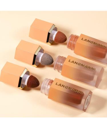 Erinde Liquid Contour Cream Stick with Sponge Tip - Dark Brown | Natural Bronze for Long-lasting Face Contouring | Lightweight & Smooth Formula - Buy Online on GoSupps.com