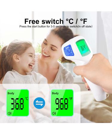 Berrcom JXB-178 Non-Contact Infrared Forehead Thermometer - 3-in-1 Contactless Thermometer for Kids, Infants & Adults - Fever Check - Buy Online on GoSupps.com