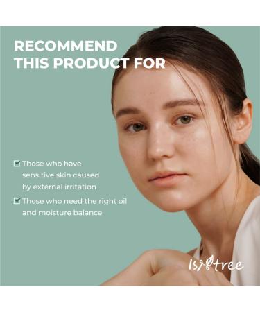 ISNTREE Mugwort Calming Cream 50ml - Soothes Sensitive Skin & Balances Oil | Best International Shipping - Buy Online on GoSupps.com