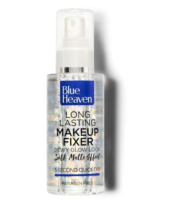 Blue-Heaven Long Lasting Makeup Fixer spray | With Aloe Vera and Vitamin E | make up fixer spray for women Transparent 3.88 Fl Oz Beige