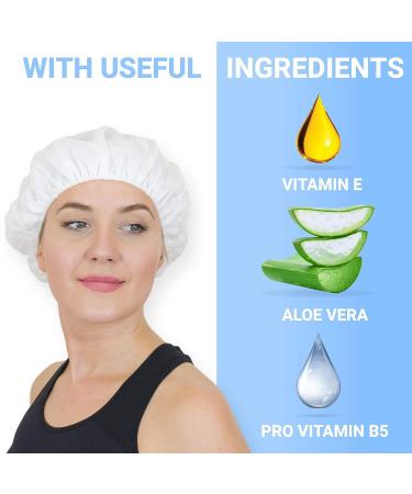 Buy Drench No Water Rinse Free Shampoo Caps - Waterless Shampoo & Conditioner for Elderly - Aloe Vera & Vitamin E - 24 Count - Buy Online on GoSupps.com