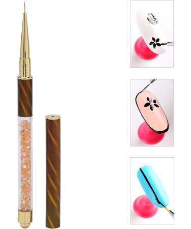 Manicure Picker Dotting Pen Professional Ultra Fine Easy To Operate Manicure Liner Pen DIY for Household Nail Shop(Green stripes (long pull line)) - Buy Online on GoSupps.com