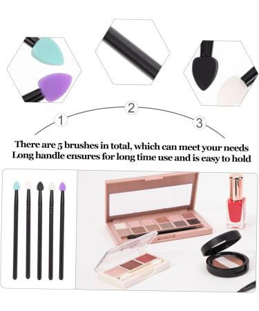IWOWHERO Powder Applicator 5 Pcs Eyeshadow brush shimmer eyeshadow eye shadow brush nose makeup Disposable lip makeup - Buy Online on GoSupps.com