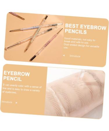 Healeved 5pcs Brow Pencils with Brush Brown Eyebrow Pencil Thin Eyebrow Pencil Eyebrow Makeup Tools Paste - Buy Online on GoSupps.com