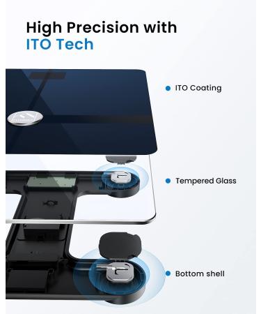 FITINDEX Wi-Fi Scale - Bluetooth Body Fat & BMI Scale with ITO Coating Technology - Buy Online on GoSupps.com